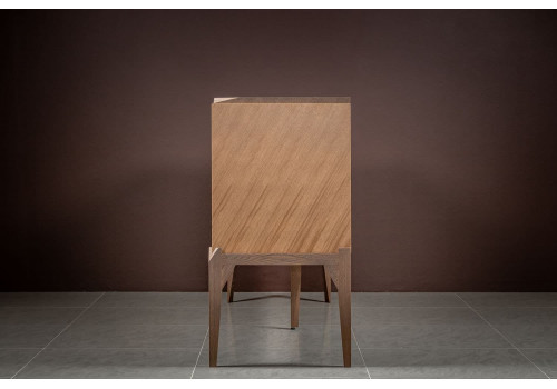 Комод 3 ящика+2 дверки Барселона, Дуб медовый/Дуб серокоричневый