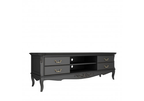 Тумба ТВ большая Тиволи, Черный