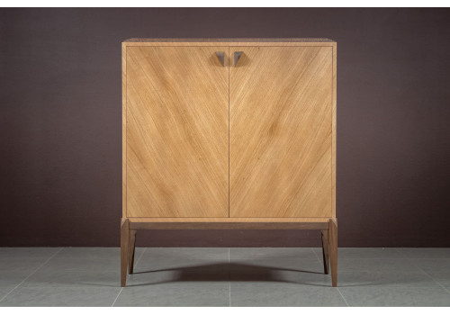 Комод высокий Барселона, Дуб медовый/Дуб серокоричневый