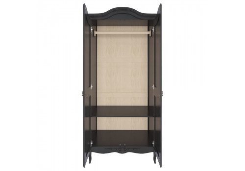 Шкаф 2х створчатый Тиволи, Черный