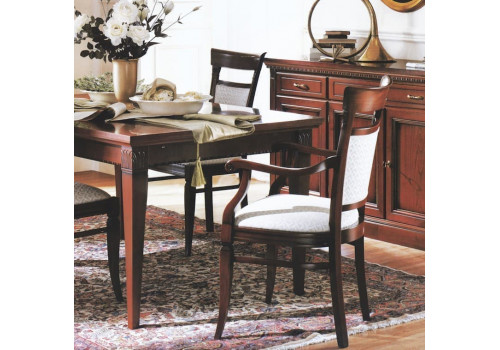 Полукресло Палермо Ваниль/Патина Золото со структрой дерева