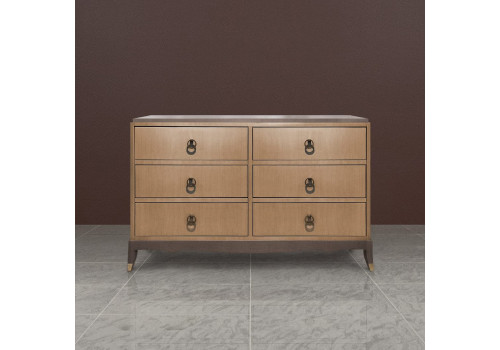 Комод большой Монте-Карло, Дуб медовый/Дуб серокоричневый