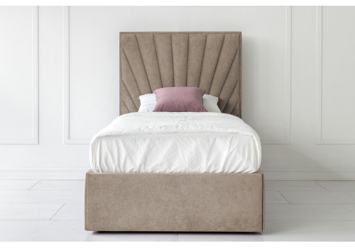 Кровать №1 90x200 с подъемным механизмом, ящиком для белья, Ницца