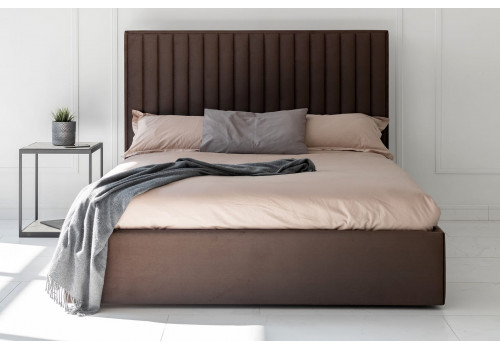 Кровать №2 160x200 с подъемным механизмом, ящиком для белья, Ницца