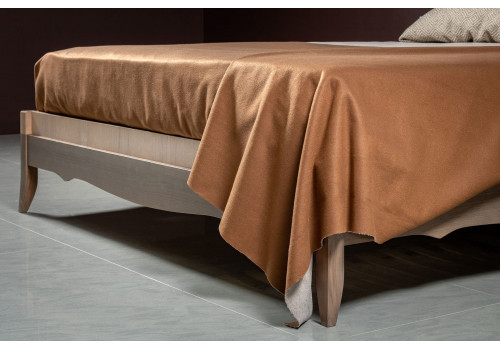 Кровать 160x200 с мягкой спинкой Монте-Карло, Дуб дымчатый/пепельный