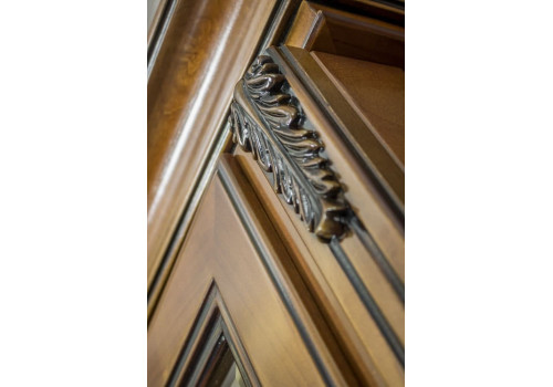 Витрина 1 дверная левая Палермо Орех