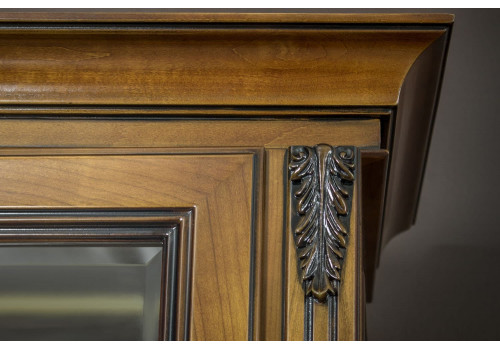 Витрина 1 дверная левая Палермо Орех