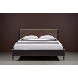 Кровать 180x200, Венеция, моккачино/орех американский