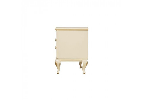 Тумба прикроватная Неаполь, Ваниль/Патина Золото без структуры дерева
