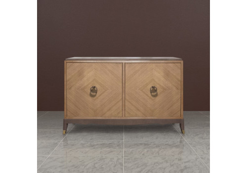Комод 2х ств. Монте-Карло, Дуб медовый/Дуб серокоричневый