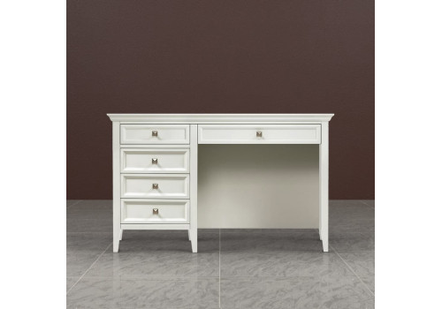 Стол письменный однотумбовый Бруклин, Молочный