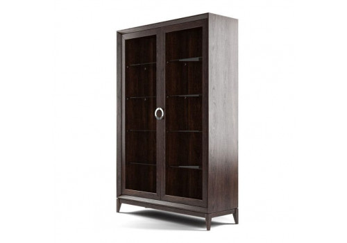 Витрина 2х дверная Тоскана, Мореный Дуб