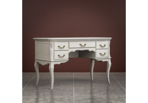 Стол письменный пристенный Тиволи, Молочный