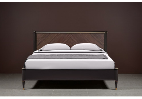 Кровать 140x200, Венеция, моккачино/орех американский