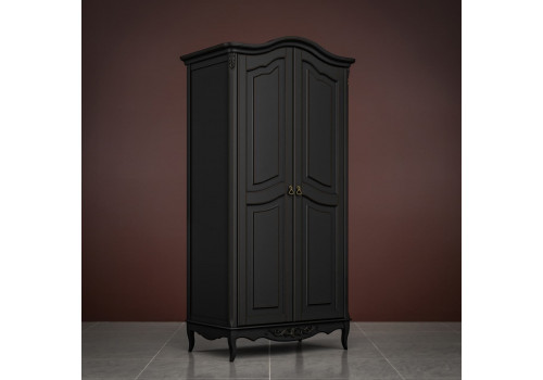 Шкаф 2х створчатый Тиволи, Черный