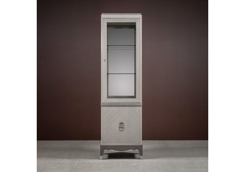 Витрина 1 дверная правая Монте-Карло, Дуб дымчатый/пепельный