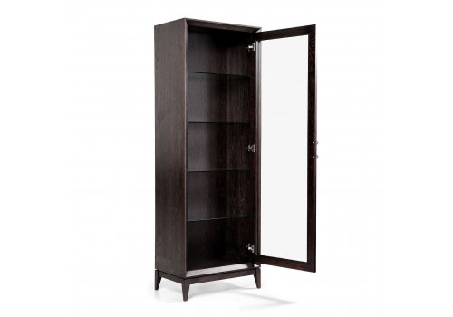 Витрина 1 дверная правая Тоскана, Мореный Дуб