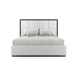 Кровать 180x200 мягкая Тоскана, Мореный Дуб