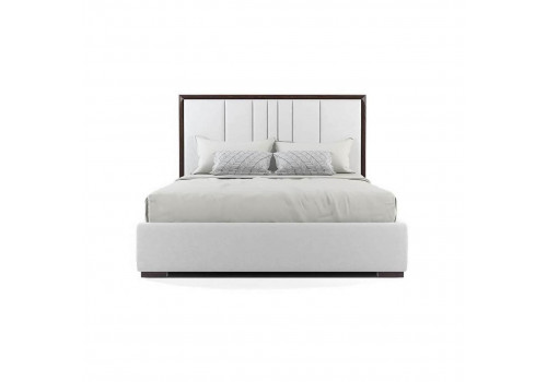 Кровать 180x200 мягкая Тоскана, Мореный Дуб