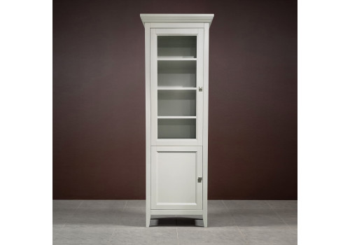 Библиотека 1 дверная левая Бруклин, Молочный