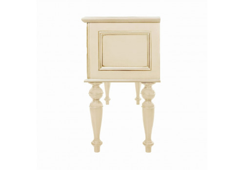 Стол туалетный Неаполь, Ваниль/Патина Золото без структуры дерева