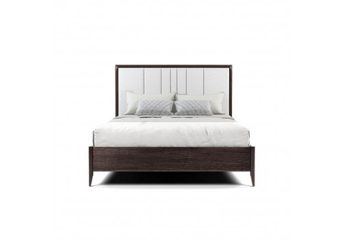Кровать 180x200 с мягким изголовьем Тоскана, Мореный Дуб