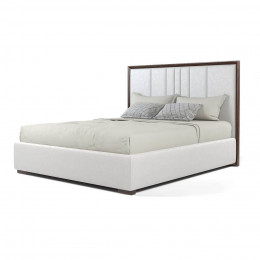 Кровать 160x200 мягкая Тоскана, Мореный Дуб