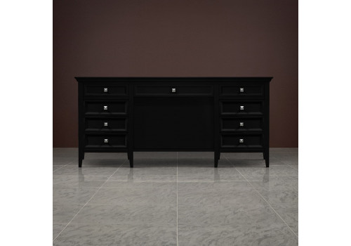 Стол письменный двухтумбовый Бруклин, Черный