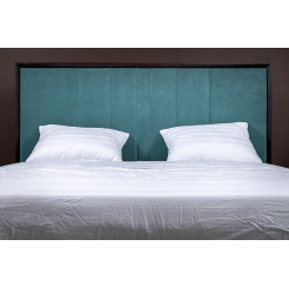 Кровать 160x200 мягкая c контейнером и подъемным механизмом Тоскана, Мореный Дуб