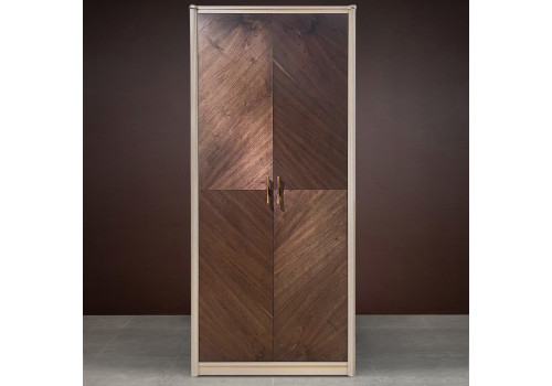 Шкаф 2 ств., Венеция, меланж/орех американский