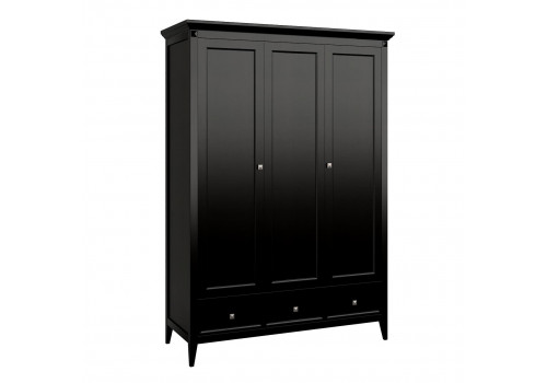 Шкаф 3х створчатый Бруклин, Черный