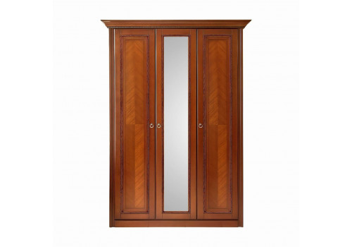 Шкаф 3 дверный с зеркалом Палермо Янтарь