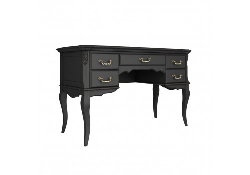 Туалетный стол пять ящиков Тиволи, Черный