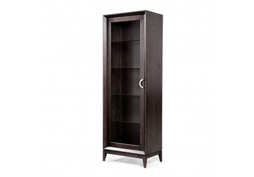 Витрина 1 дверная левая Тоскана, Мореный Дуб