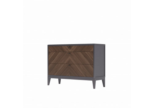 Комод Альба, Орех Американский/Мокко