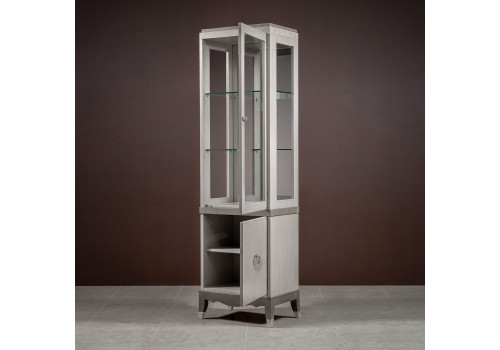 Витрина 1 дверная правая Монте-Карло, Дуб дымчатый/пепельный