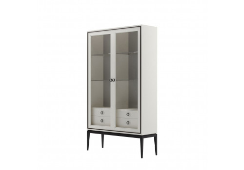 Витрина 2 ств с ящиками Ницца, Молочный