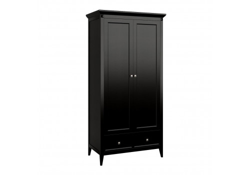 Шкаф 2х створчатый Бруклин, Черный