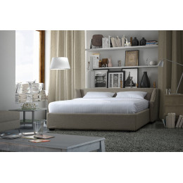 Кровать 140x200 c контейнером и подъемным механизмом Ливорно