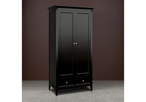 Шкаф 2х створчатый Бруклин, Черный