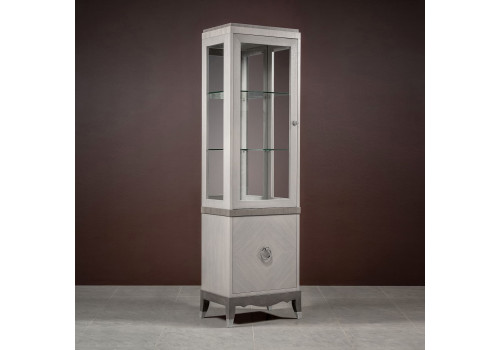 Витрина 1 дверная левая Монте-Карло, Дуб дымчатый/пепельный