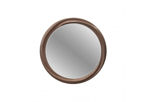 Зеркало круглое Портофино, Кварц/Патина коричневая