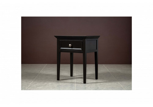 Тумба прикроватная 1 ящик Бруклин, Черный