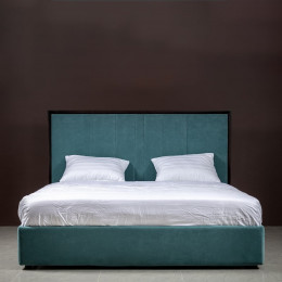 Кровать 180x200 мягкая Тоскана, Мореный Дуб