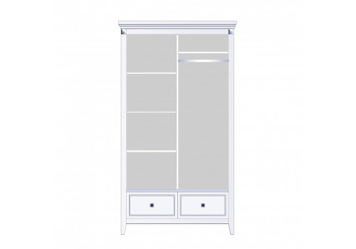 Шкаф 2х створчатый Бруклин, Черный