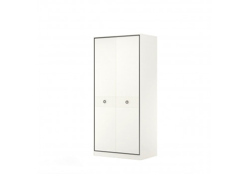 Шкаф 2х створчатый Ницца, Молочный