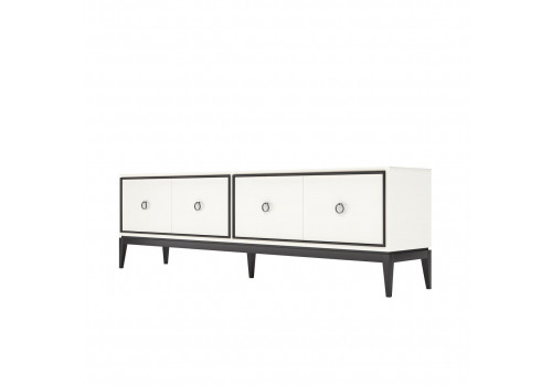 Тумба ТВ большая Ницца, Молочный