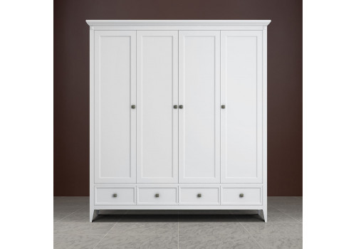 Шкаф 4х створчатый Бруклин, Белый