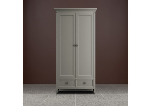 Шкаф 2х створчатый Бруклин, Серый