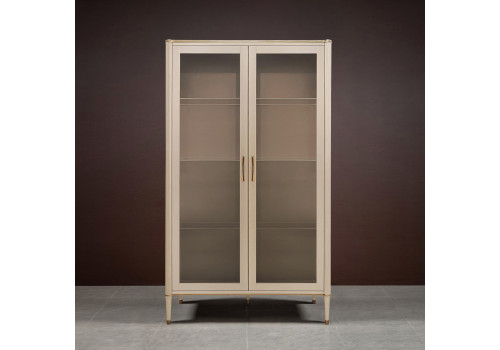 Витрина 2 ств., Венеция, меланж/орех американский